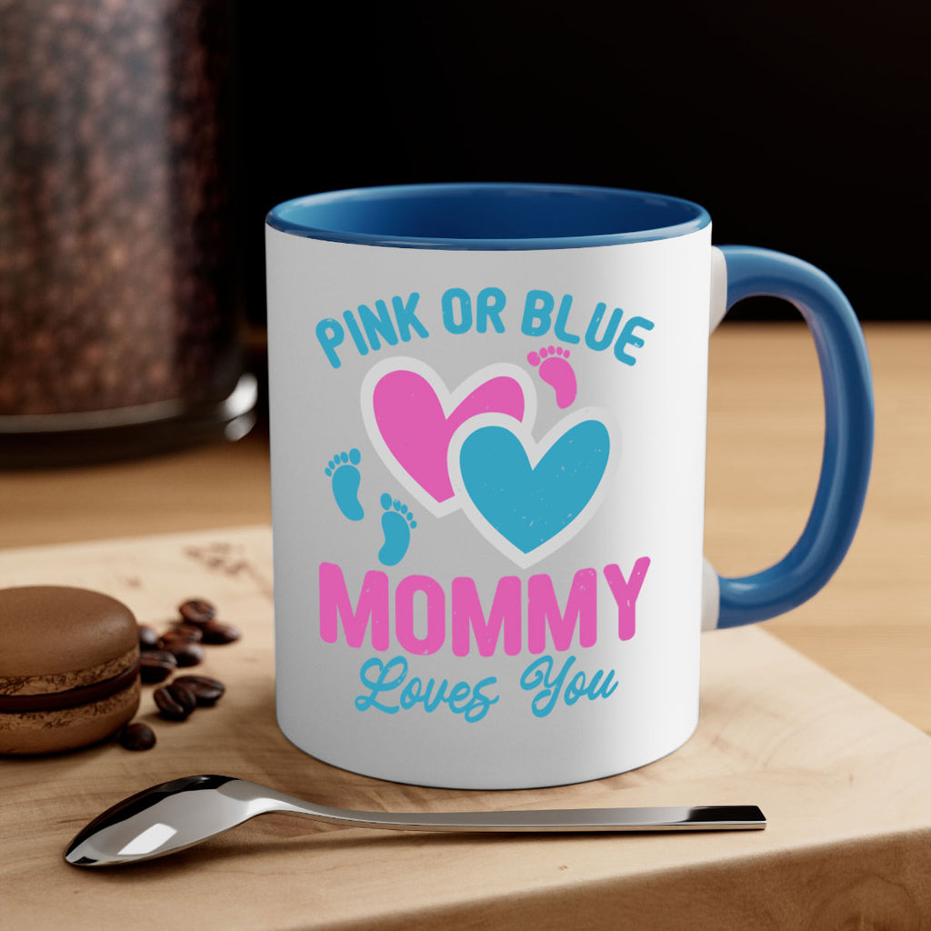 Pink or blue mommy loves you Style 180#- baby2-Mug / Coffee Cup