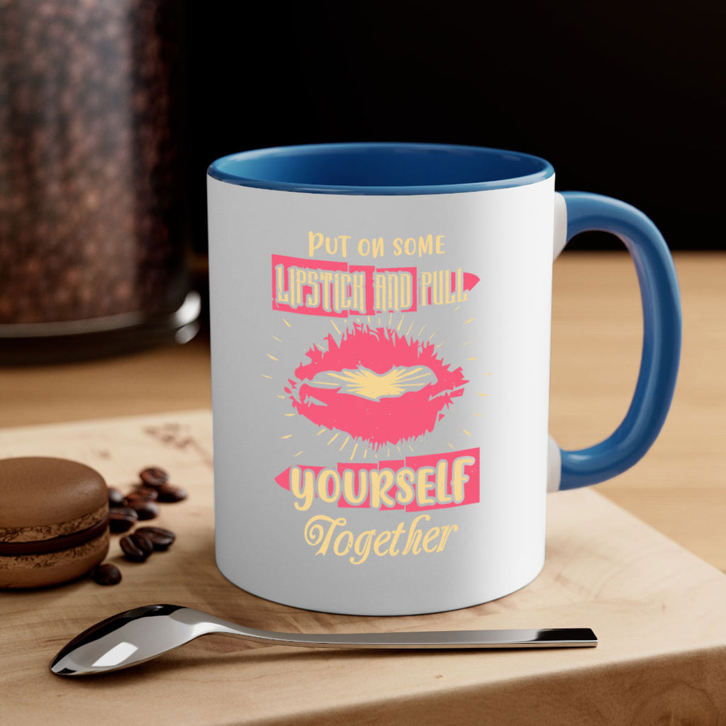 Put on some lipstick and pull yourself together Style 188#- makeup-Mug / Coffee Cup