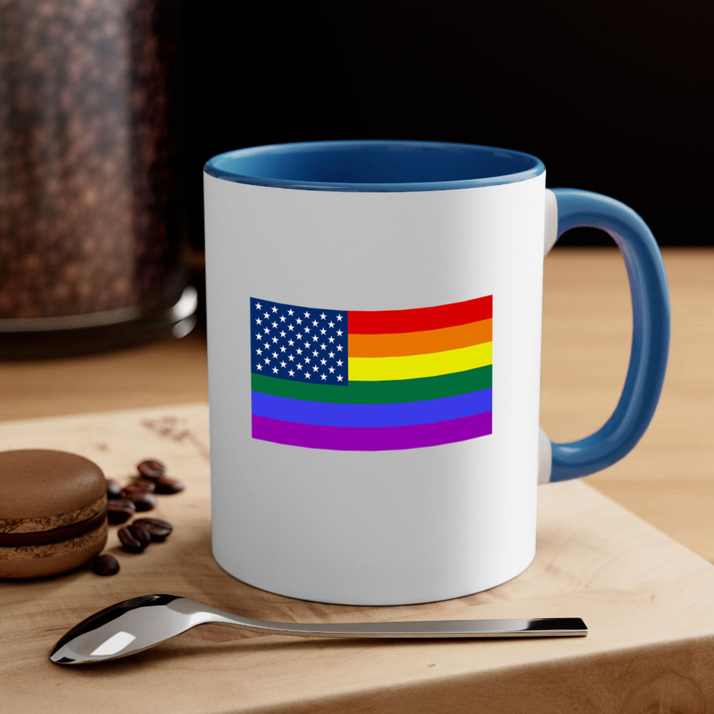 Rainbow american flag 11#- lgbt-Mug / Coffee Cup