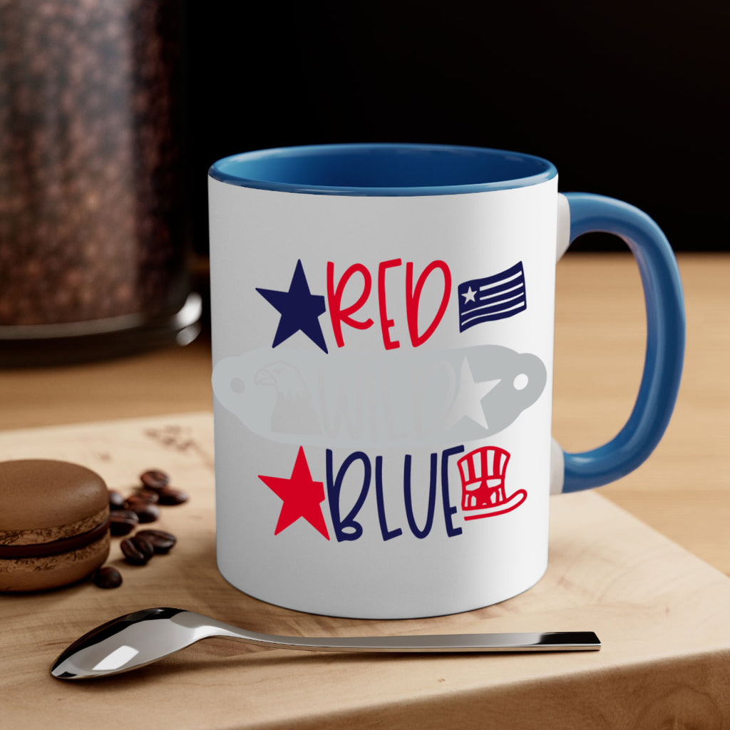 Red Wild Blue Style 171#- 4th Of July-Mug / Coffee Cup