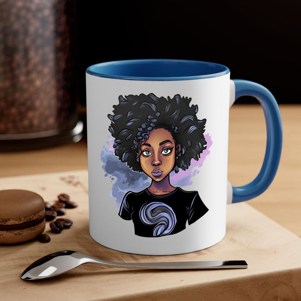 Sparkling Black Girl Design 1#- Black women - Girls-Mug / Coffee Cup
