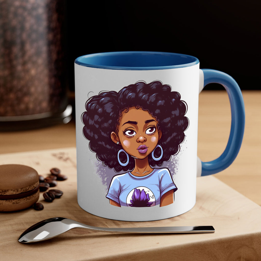 Sparkling Black Girl Design 20#- Black women - Girls-Mug / Coffee Cup