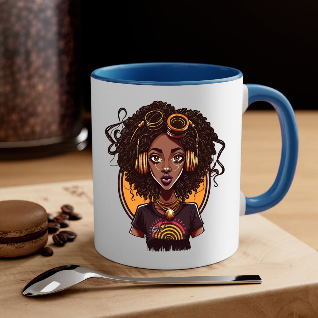 Sparkling Black Girl Design 5#- Black women - Girls-Mug / Coffee Cup