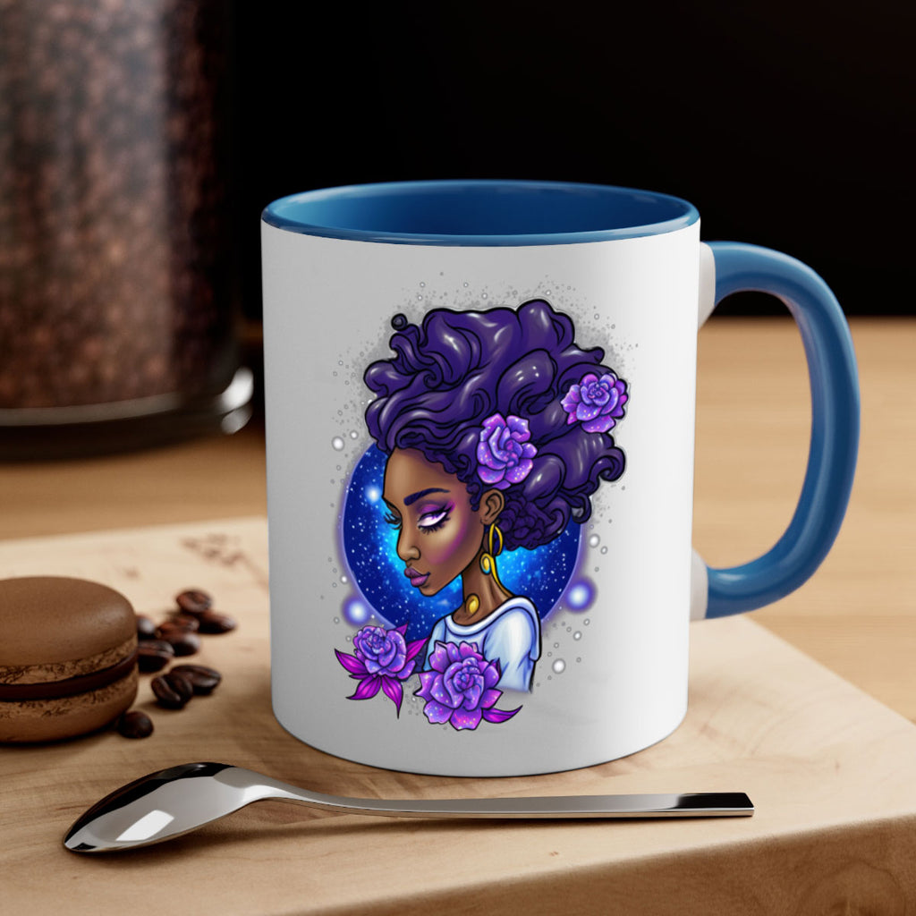 Sparkling Black Girl Design 7#- Black women - Girls-Mug / Coffee Cup