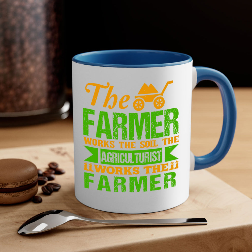 The farmers work the soil 33#- Farm and garden-Mug / Coffee Cup