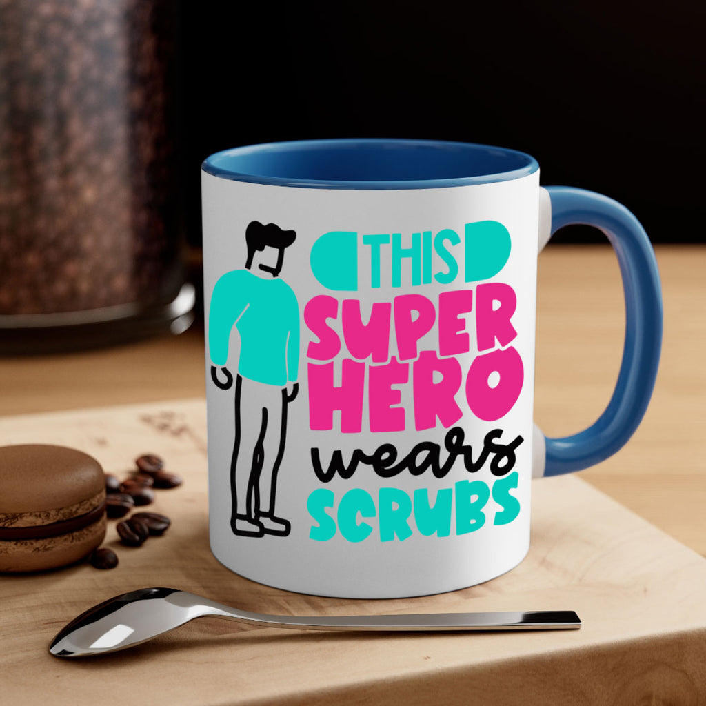 This Superhero Wears Scrubs Style Style 19#- nurse-Mug / Coffee Cup