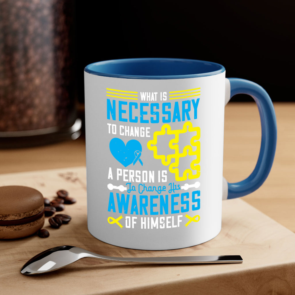 What is necessary to change a person is to change his awareness of himself Style 8#- Self awareness-Mug / Coffee Cup