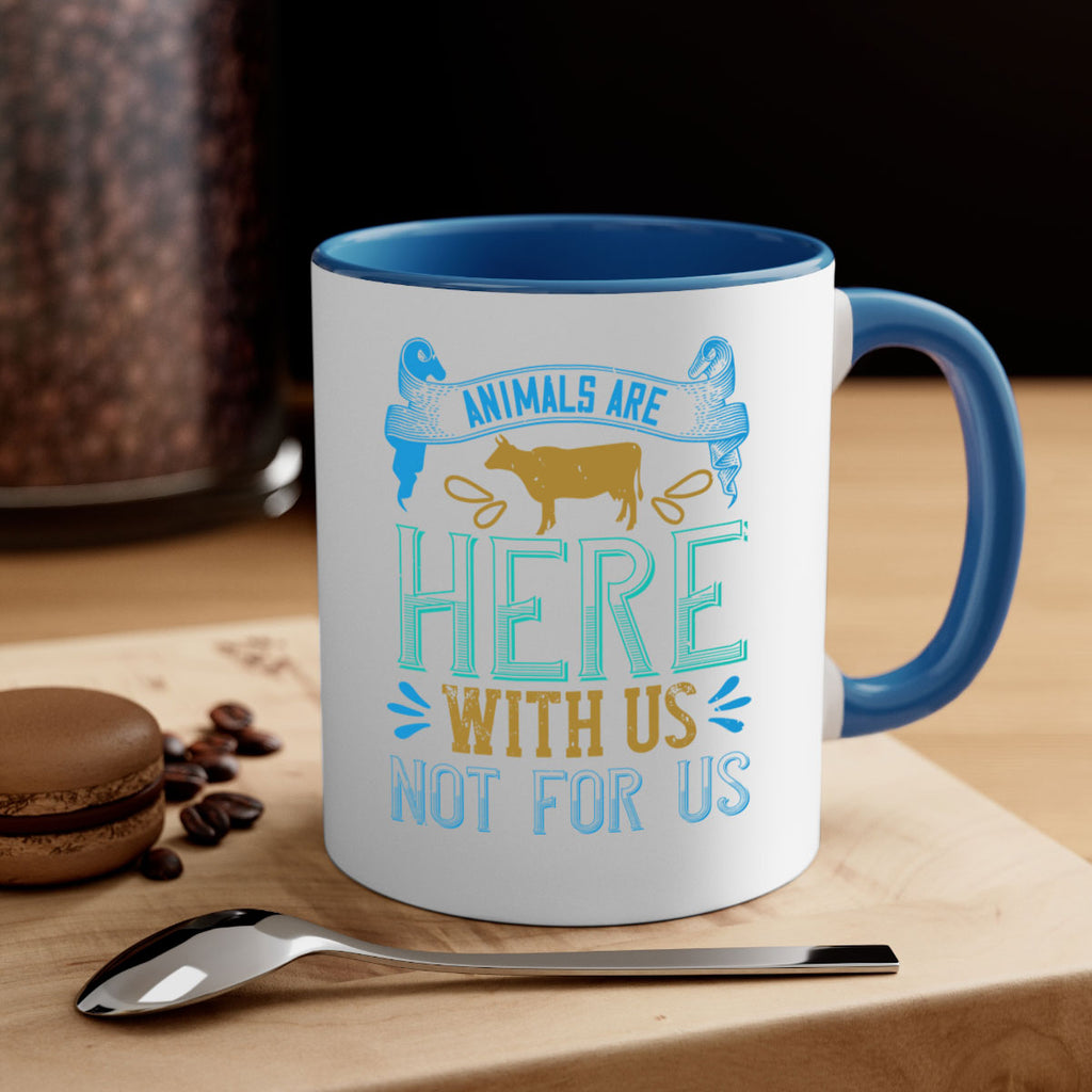animals are here with us not for us 93#- vegan-Mug / Coffee Cup