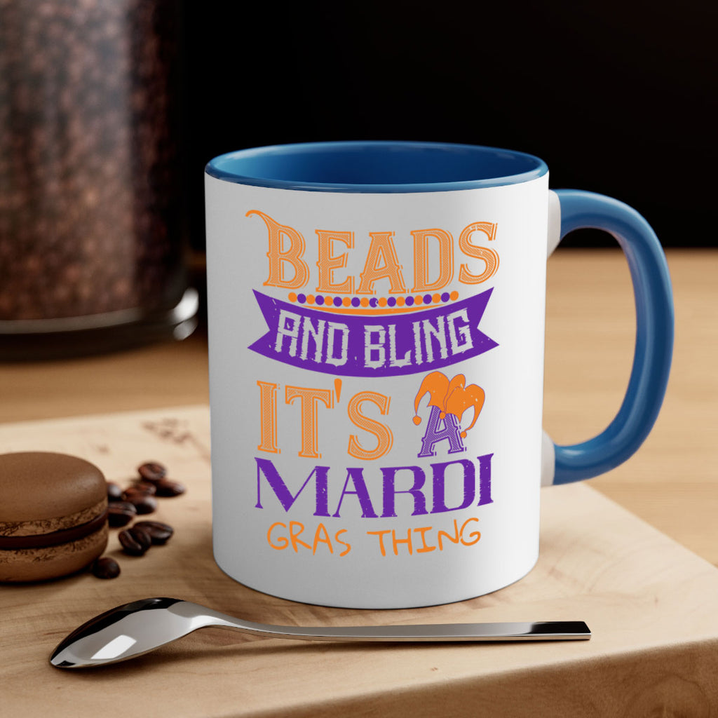 beads and bling its a mardi gras thing 51#- mardi gras-Mug / Coffee Cup