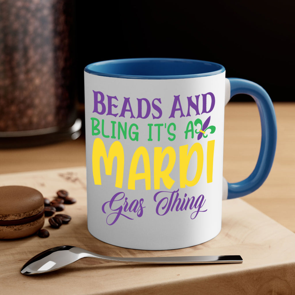 beads and bling its a mardi gras thing 86#- mardi gras-Mug / Coffee Cup