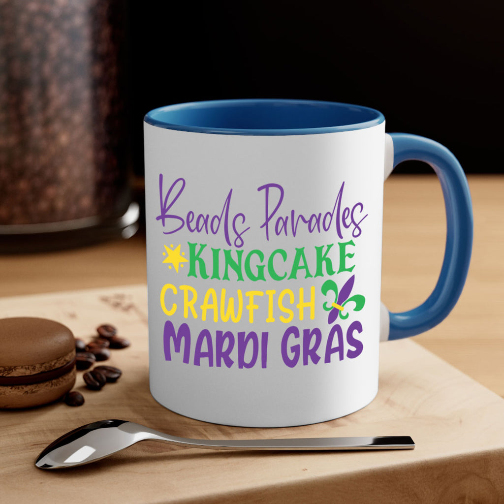 beads parades kingcake crawfish mardi gras 85#- mardi gras-Mug / Coffee Cup
