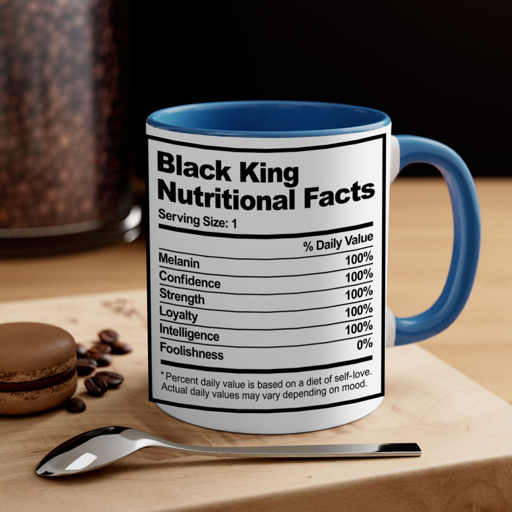 black king nutritional facts 231#- black words - phrases-Mug / Coffee Cup