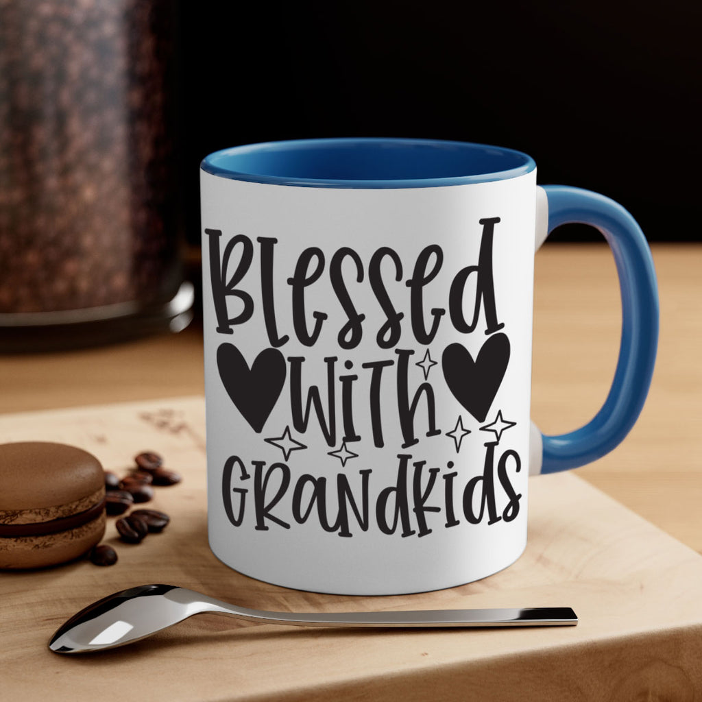 blessed with grandkids 415#- mom-Mug / Coffee Cup