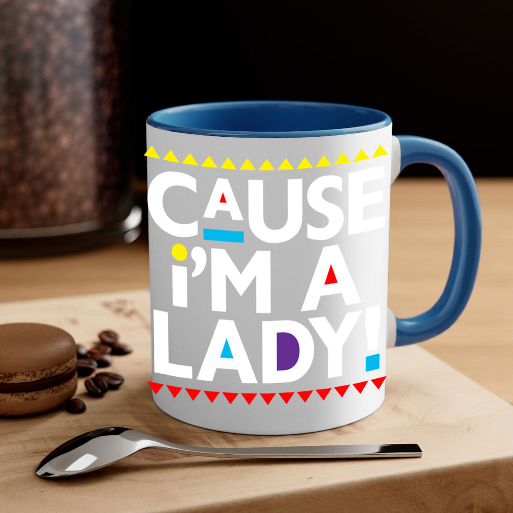 causeimalady 189#- black words - phrases-Mug / Coffee Cup
