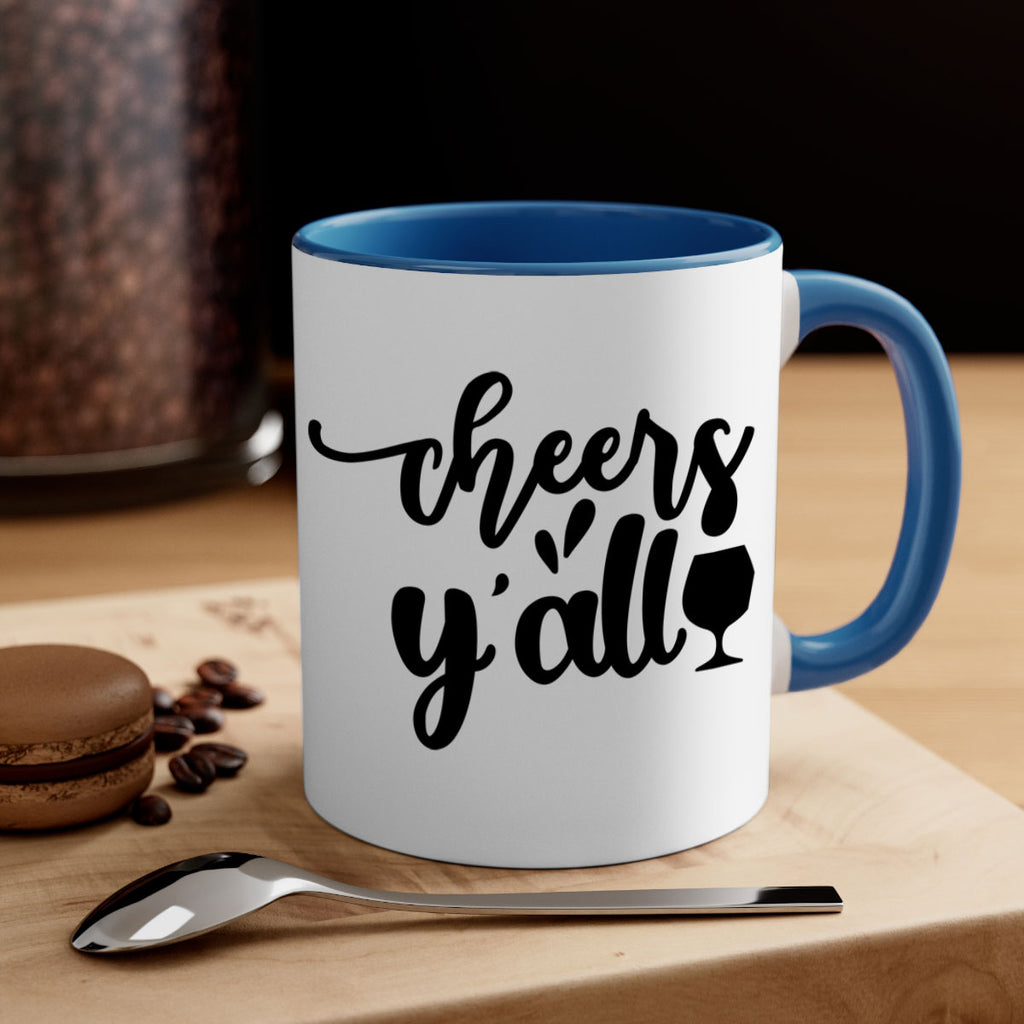 cheers yall 198#- wine-Mug / Coffee Cup