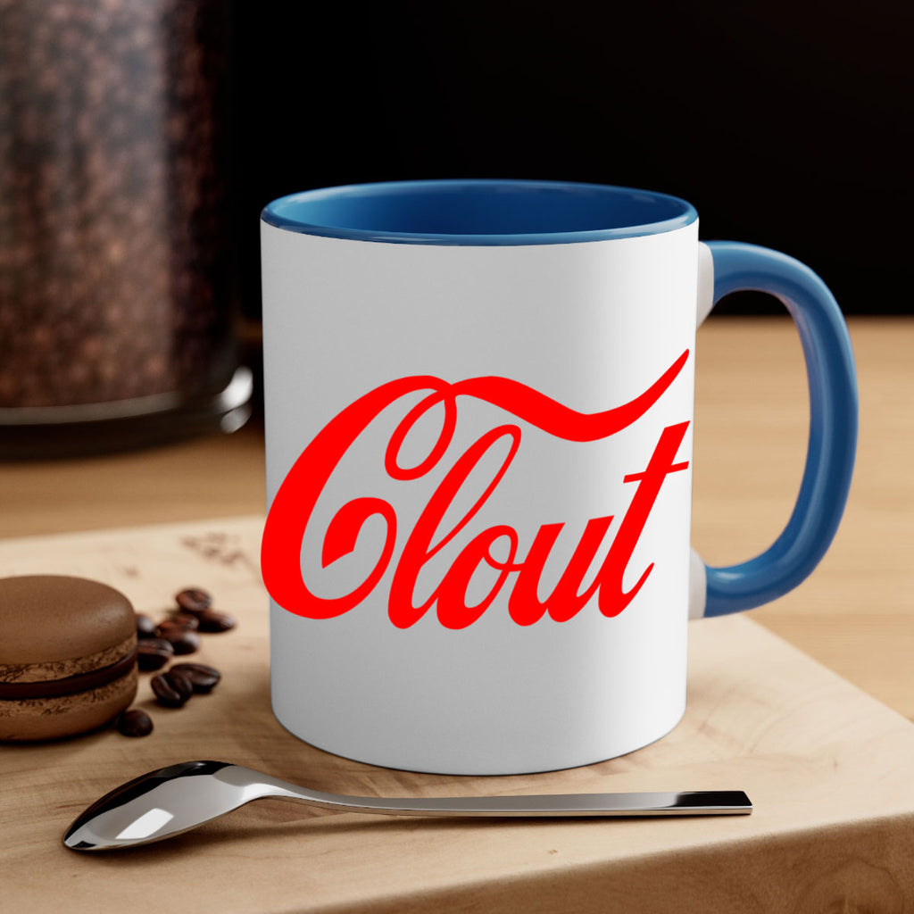 clout 185#- black words - phrases-Mug / Coffee Cup