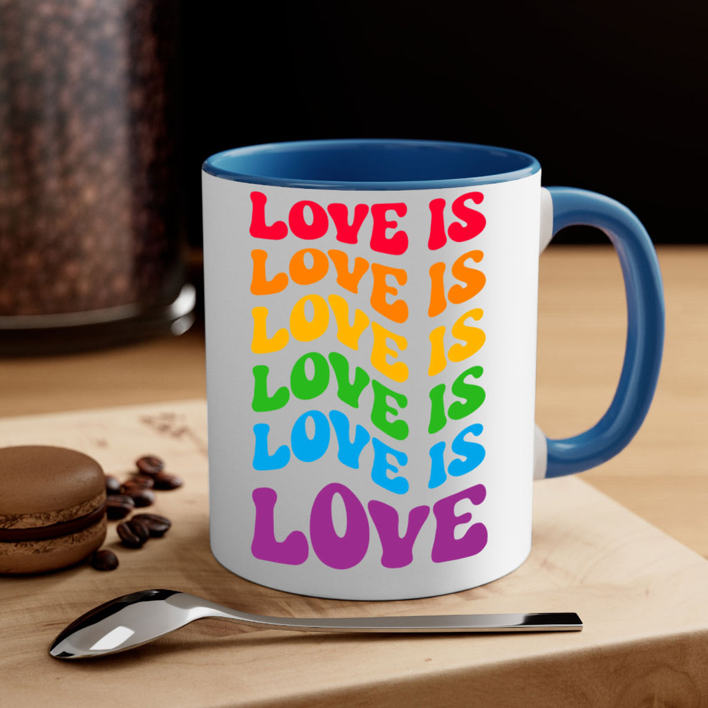 cool rainbow lgbt love is lgbt 147#- lgbt-Mug / Coffee Cup