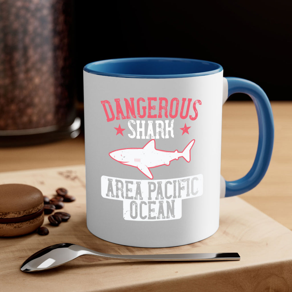 dangerous shark area pacific ocean Style 92#- Shark-Fish-Mug / Coffee Cup