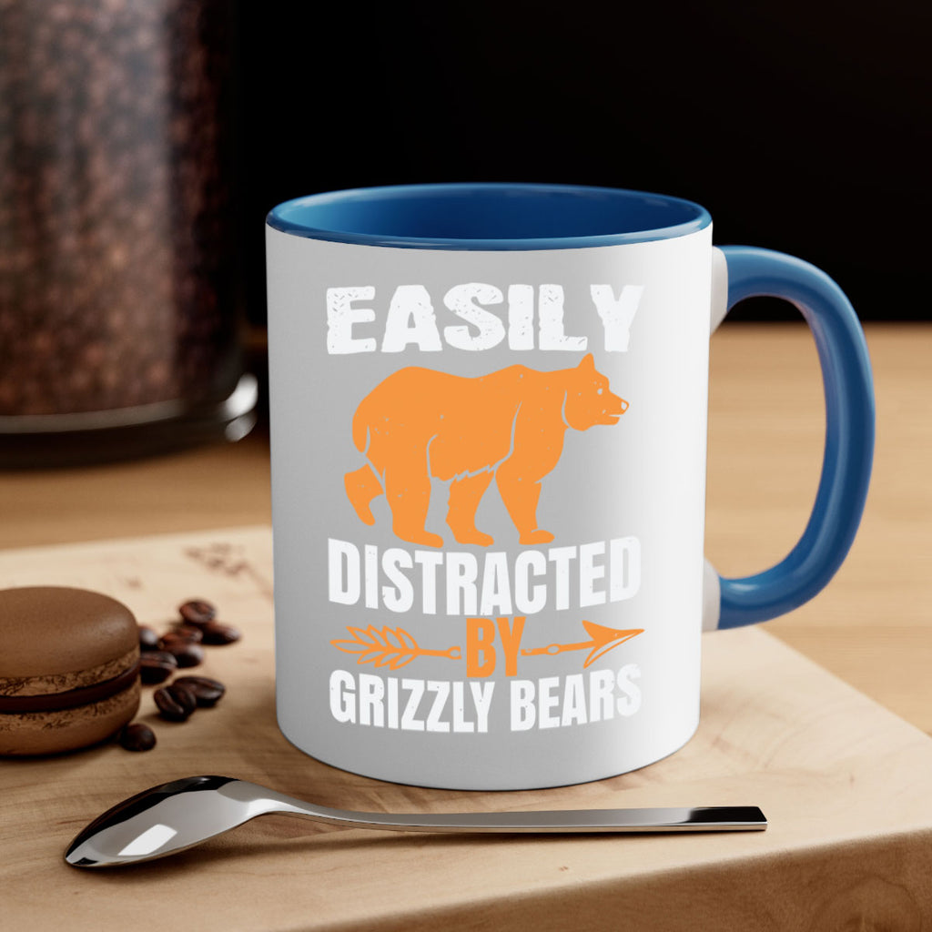 easily distracted by grizzly bears 1#- bear-Mug / Coffee Cup