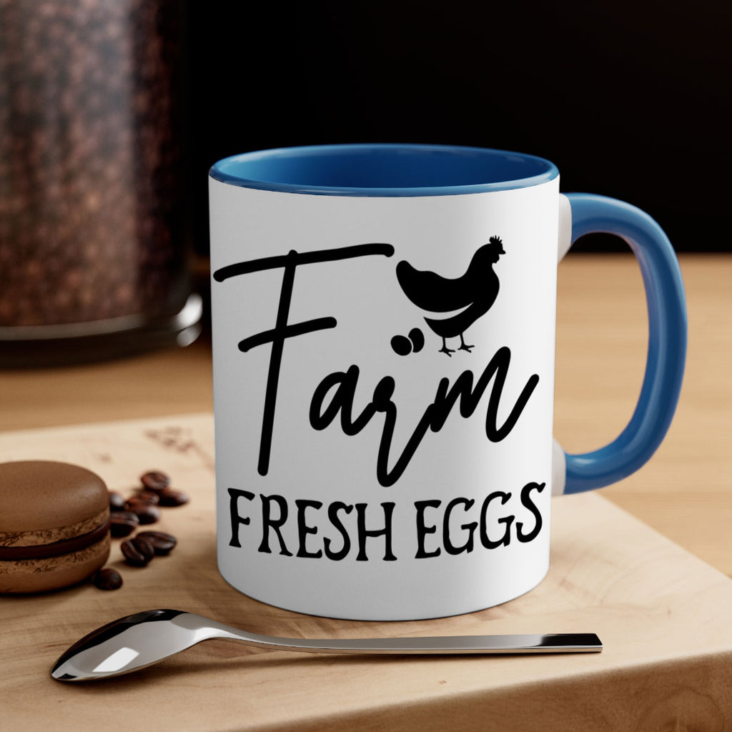 farm fresh eggs design 104#- kitchen-Mug / Coffee Cup