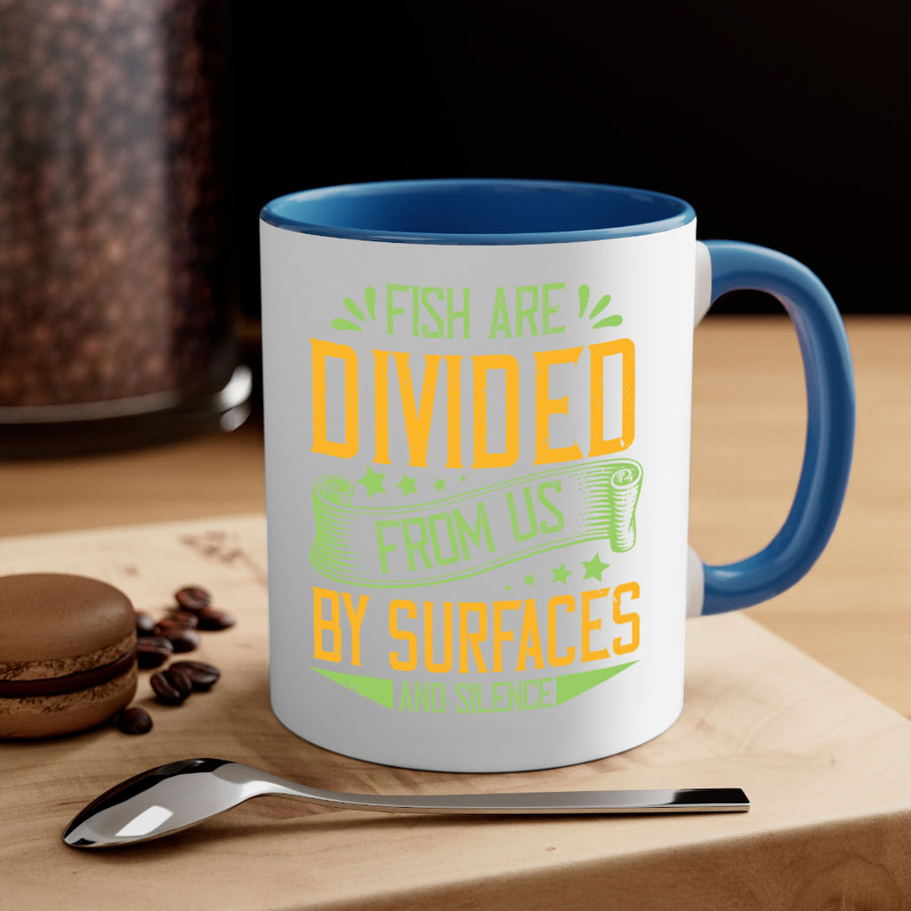 fish are divided from us by surfaces and silence 136#- vegan-Mug / Coffee Cup