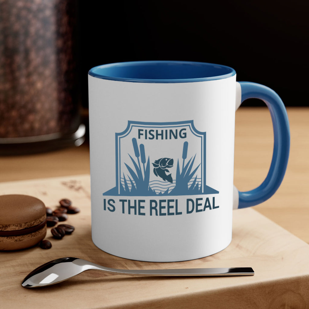 fishing is the real deal 138#- fishing-Mug / Coffee Cup