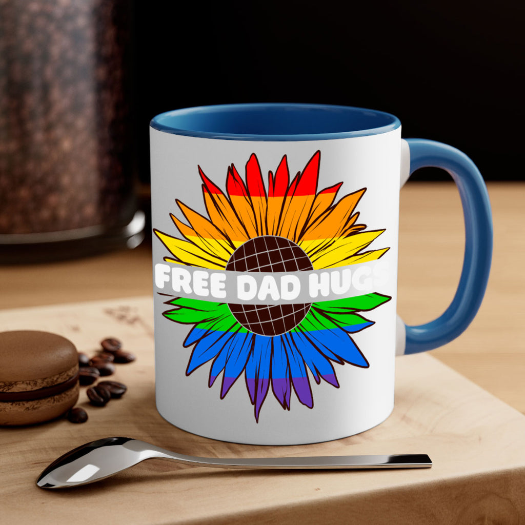 free dad hugs pride lgbt lgbt 140#- lgbt-Mug / Coffee Cup