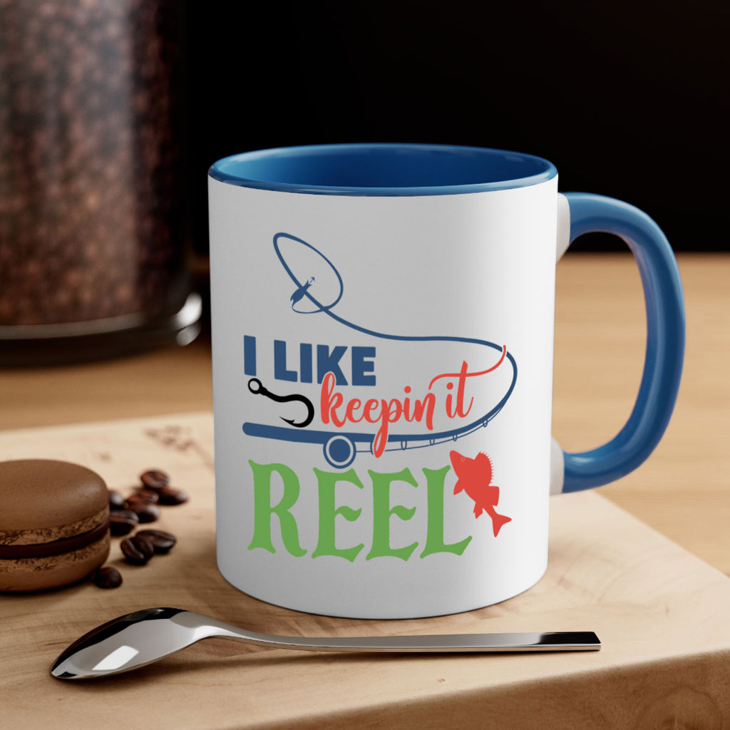 i like keepin it reel 213#- fishing-Mug / Coffee Cup