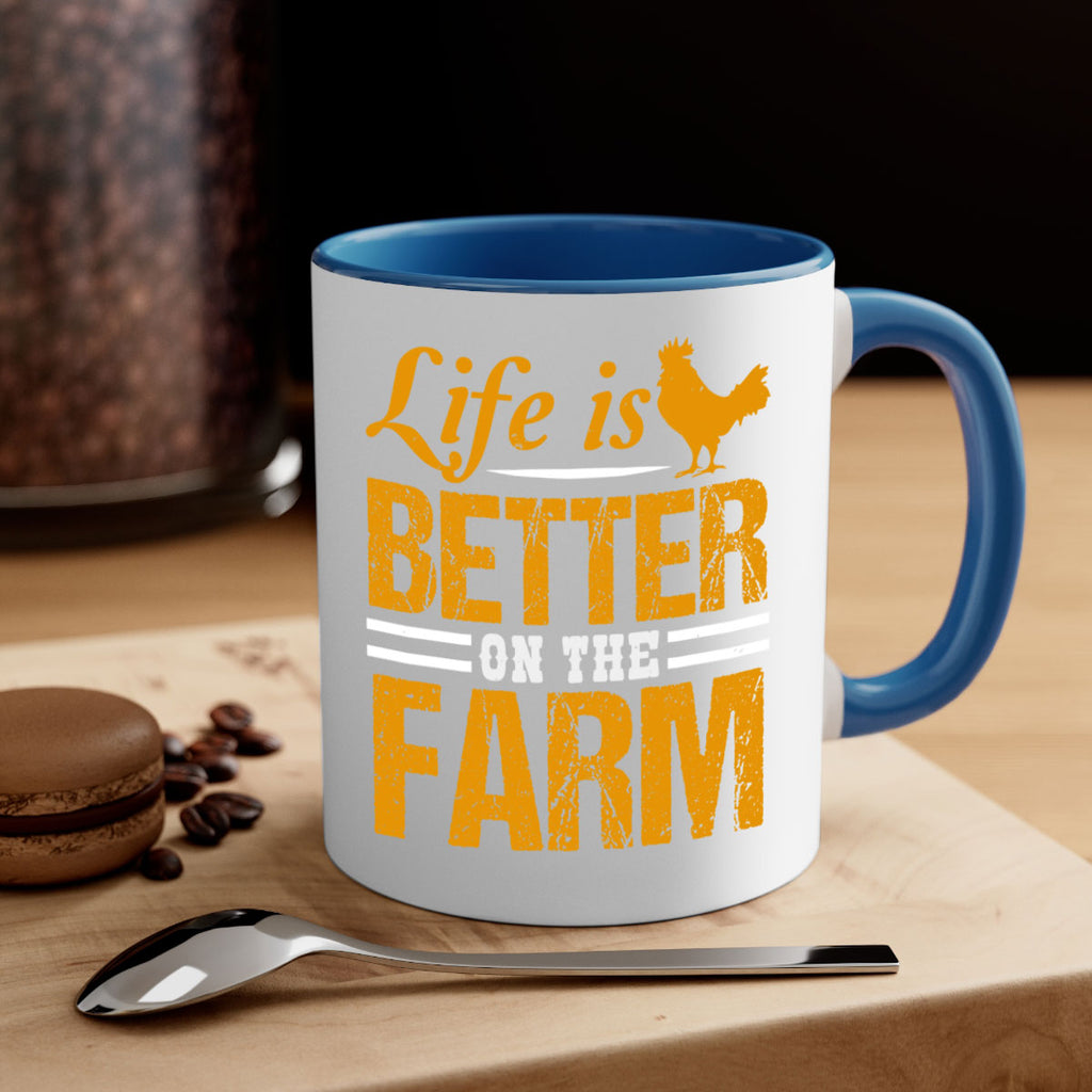 life is better on the farm 44#- Farm and garden-Mug / Coffee Cup