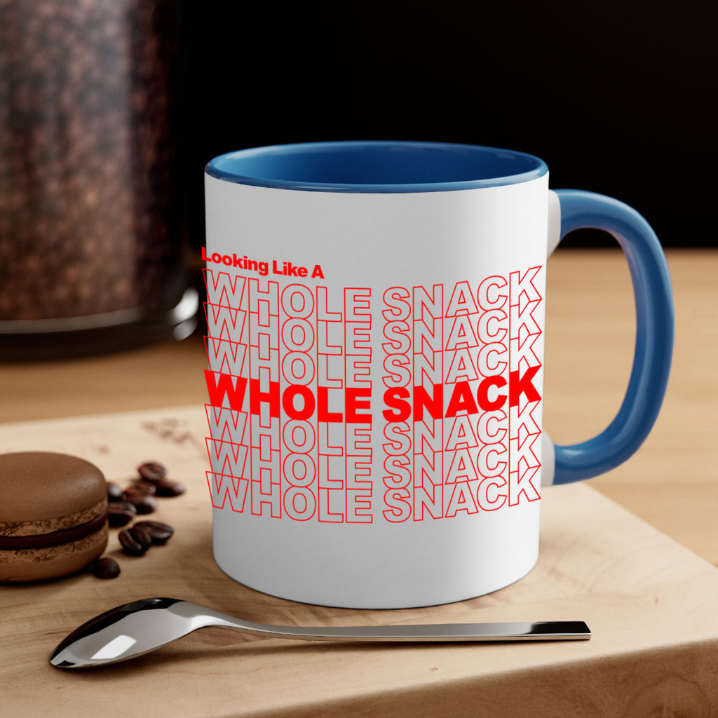 looking like a whole snack 95#- black words - phrases-Mug / Coffee Cup
