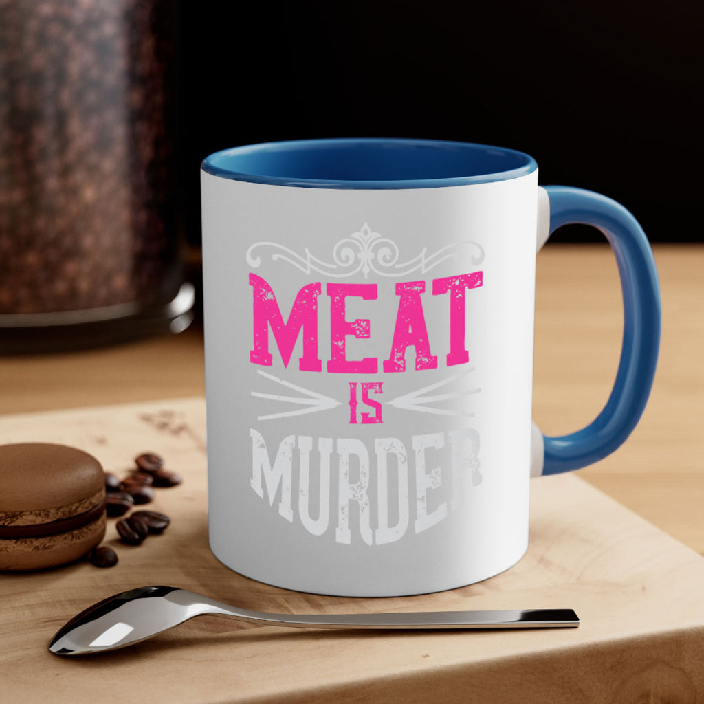 meat is murder 121#- vegan-Mug / Coffee Cup