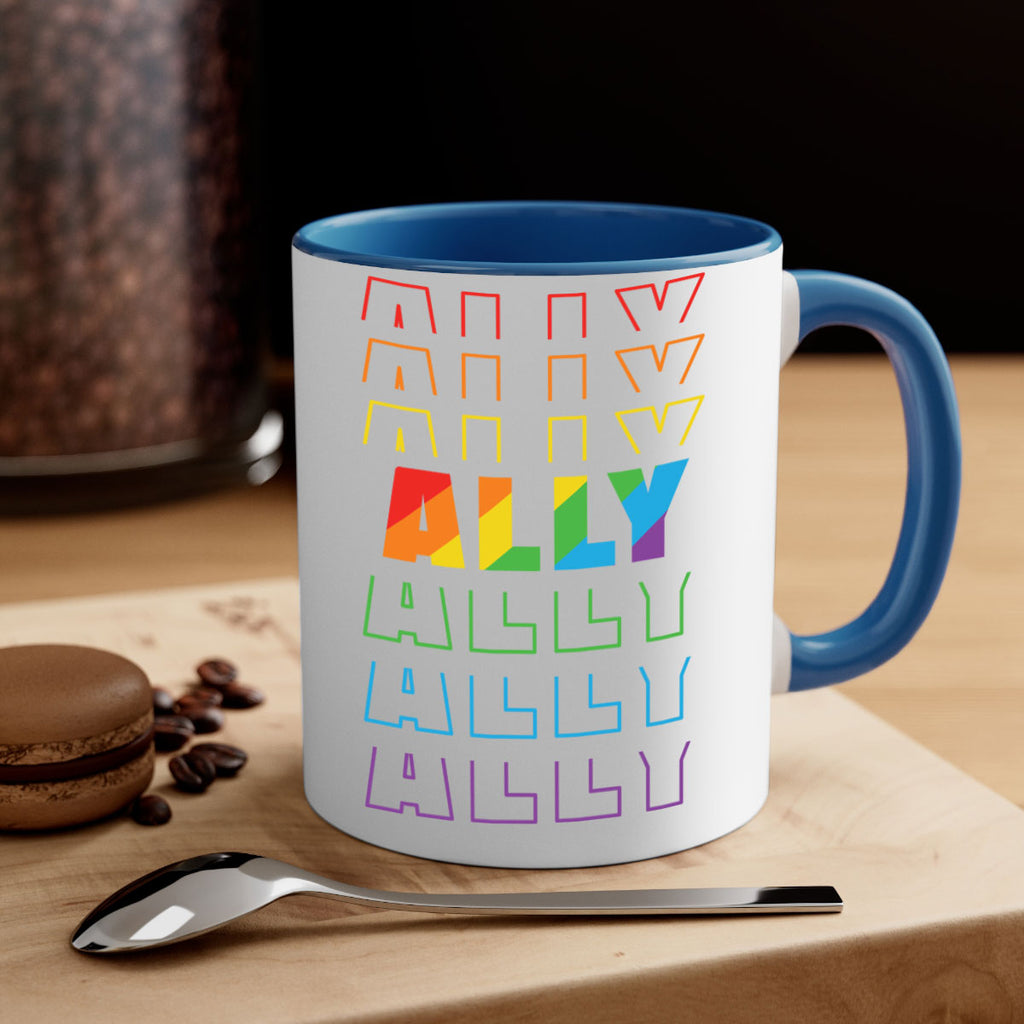 rainbow color ally lgbt 31#- lgbt-Mug / Coffee Cup