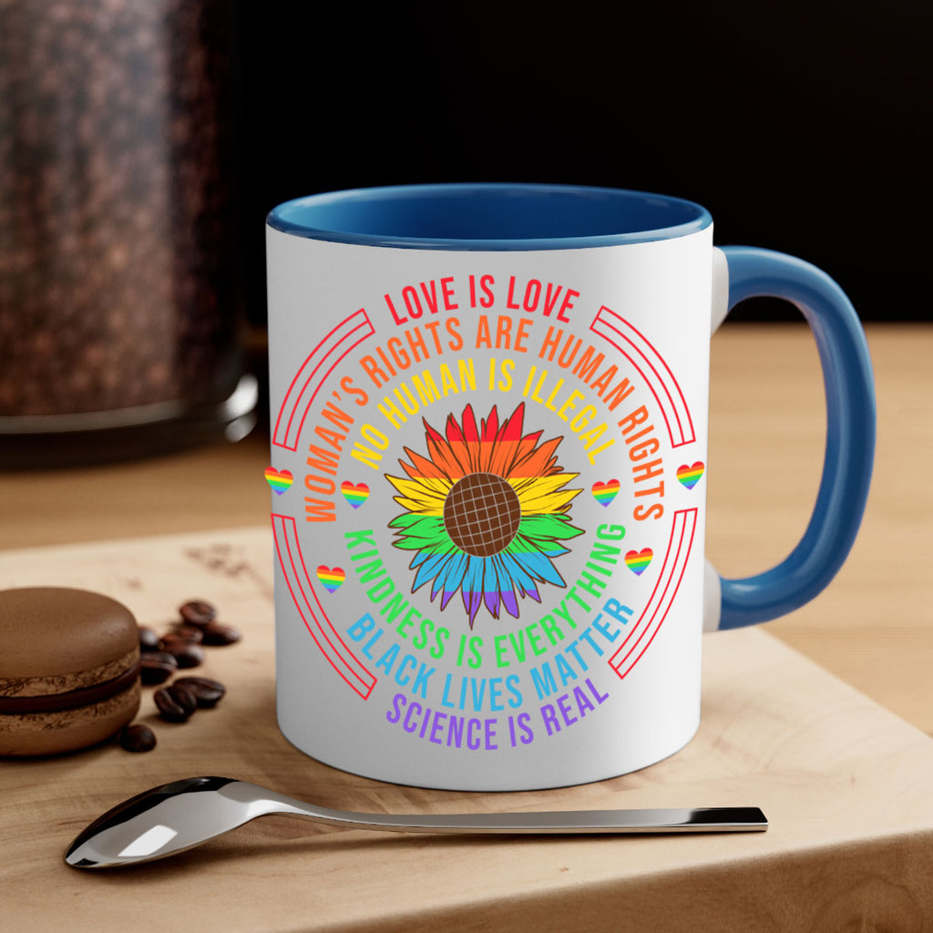 rainbow lgbt pride flower lgbt 27#- lgbt-Mug / Coffee Cup