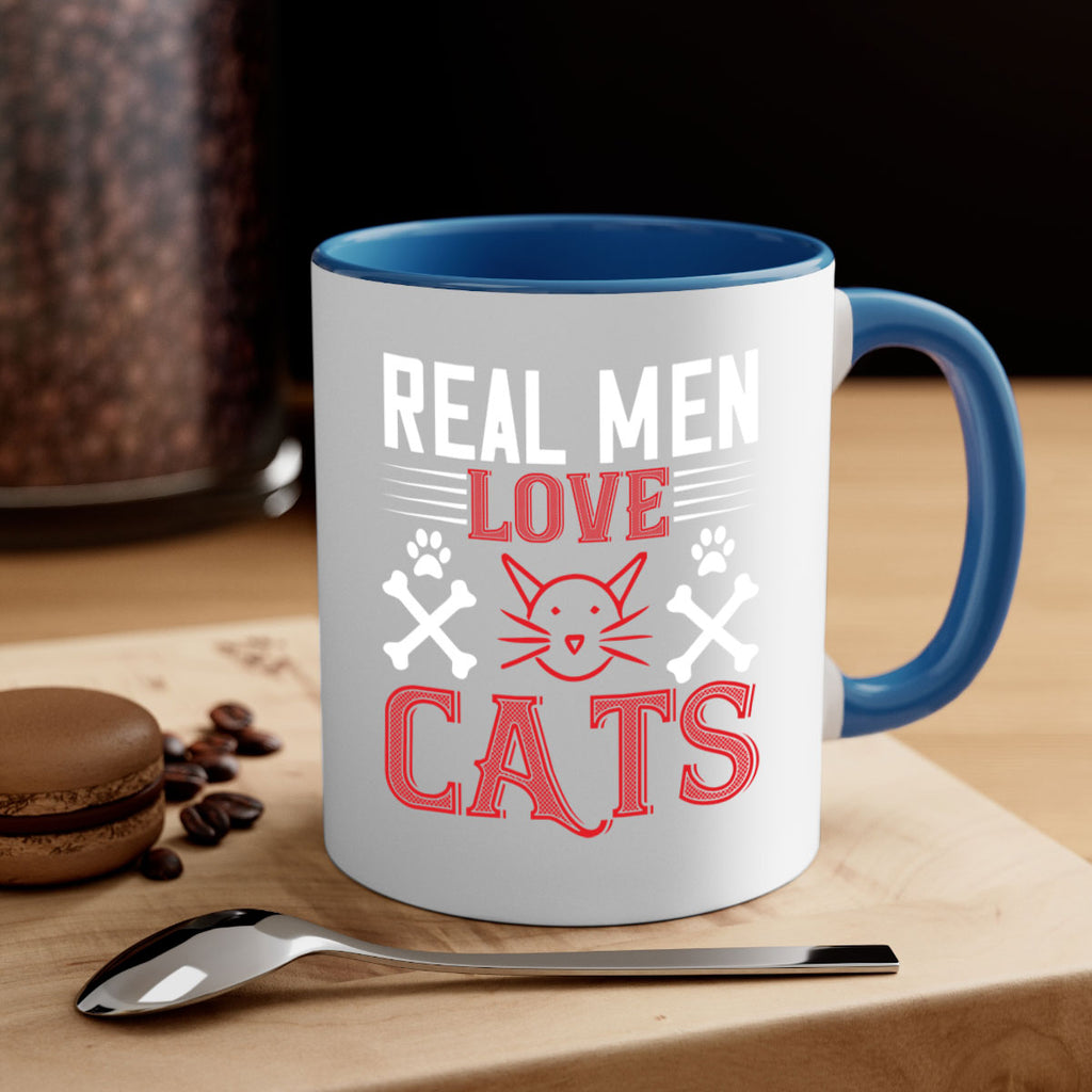real man love cats Style 113#- cat-Mug / Coffee Cup