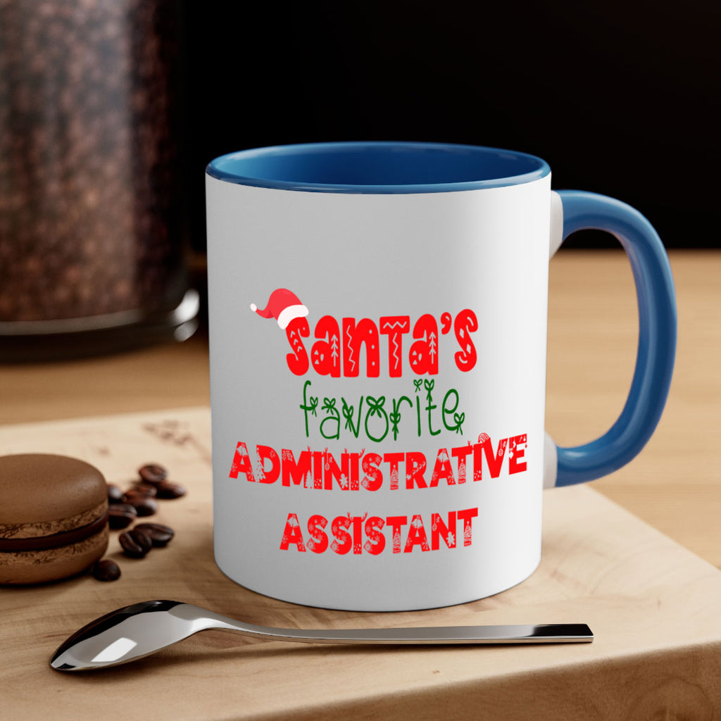 santas favorite administrative assistant style 623#- christmas-Mug / Coffee Cup