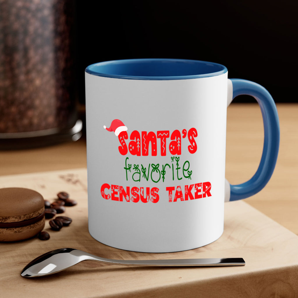 santas favorite census taker style 707#- christmas-Mug / Coffee Cup