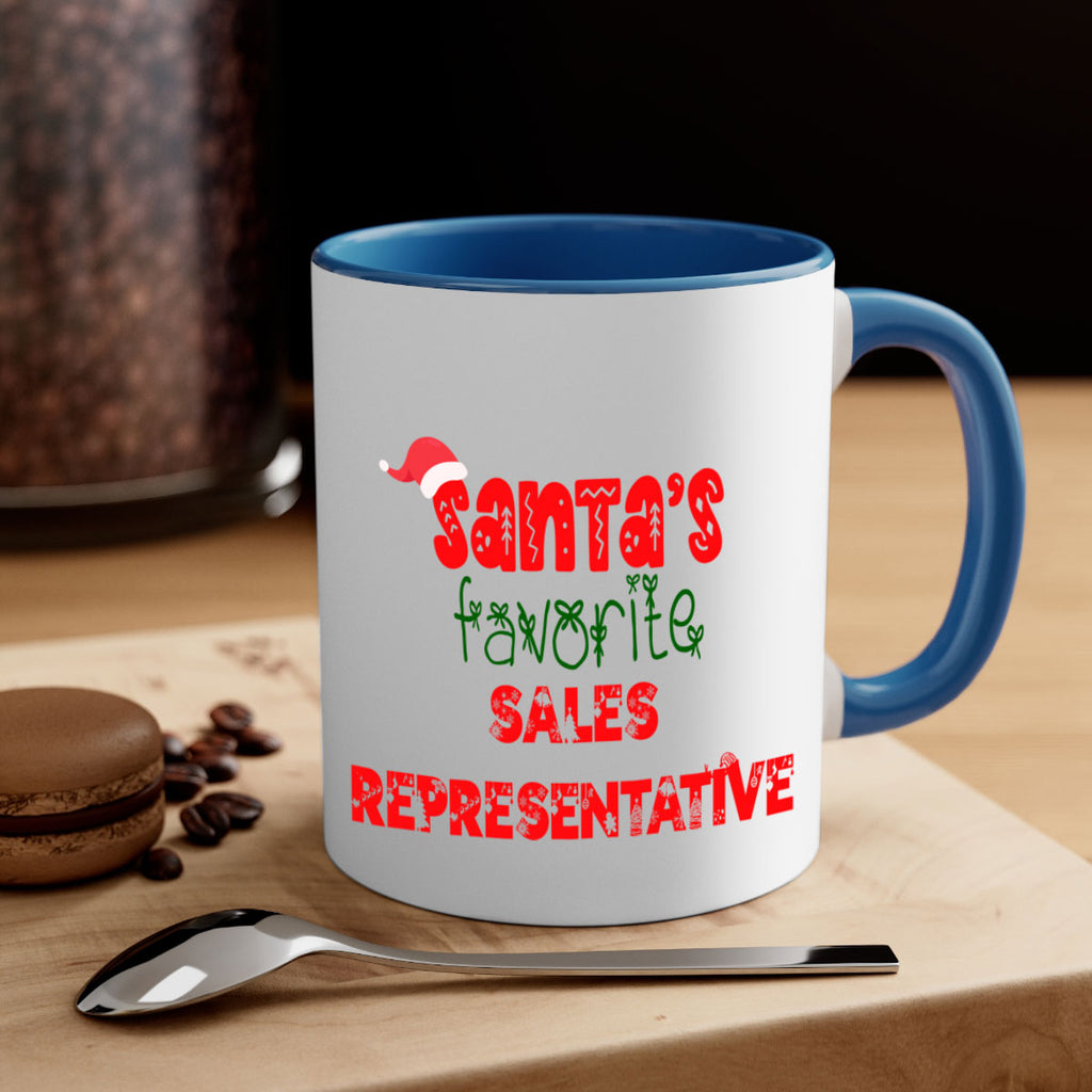 santas favorite sales representative style 1068#- christmas-Mug / Coffee Cup