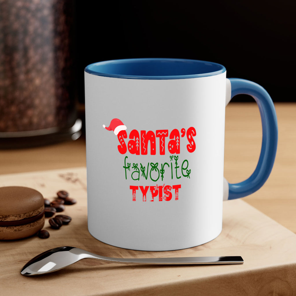 santas favorite typist style 1135#- christmas-Mug / Coffee Cup