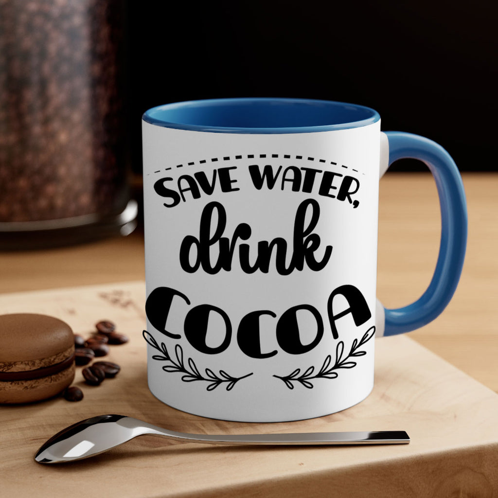 save water, drink cocoa style 1168#- christmas-Mug / Coffee Cup