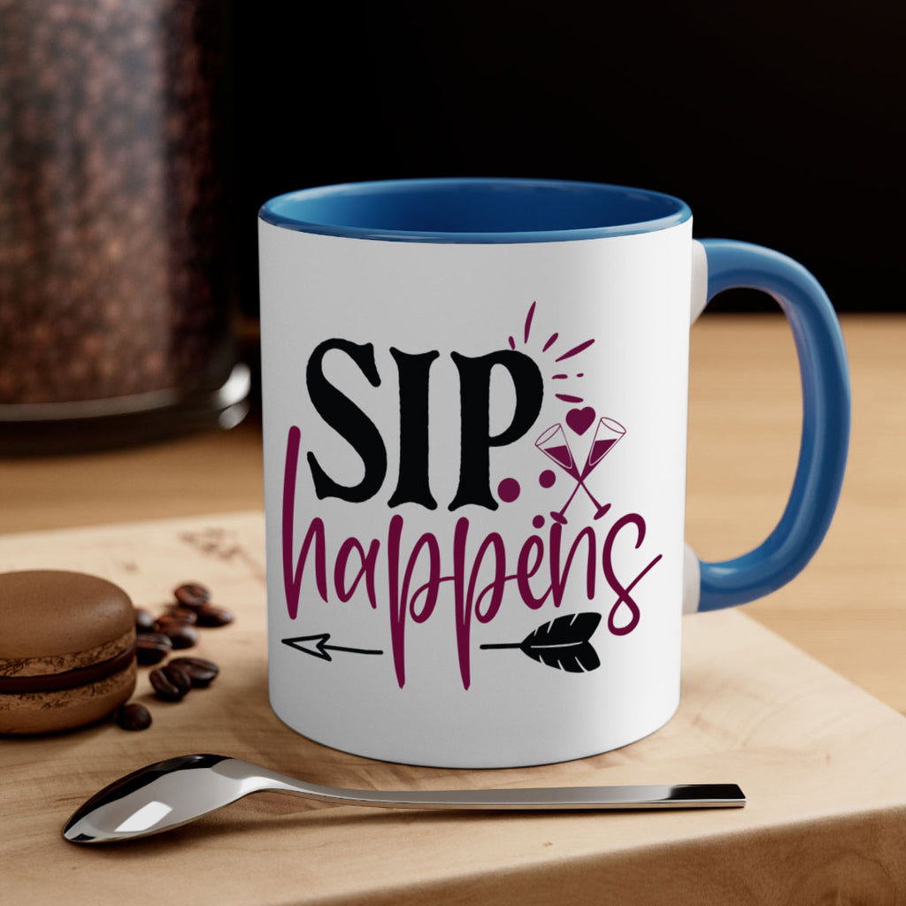 sip happens 164#- wine-Mug / Coffee Cup