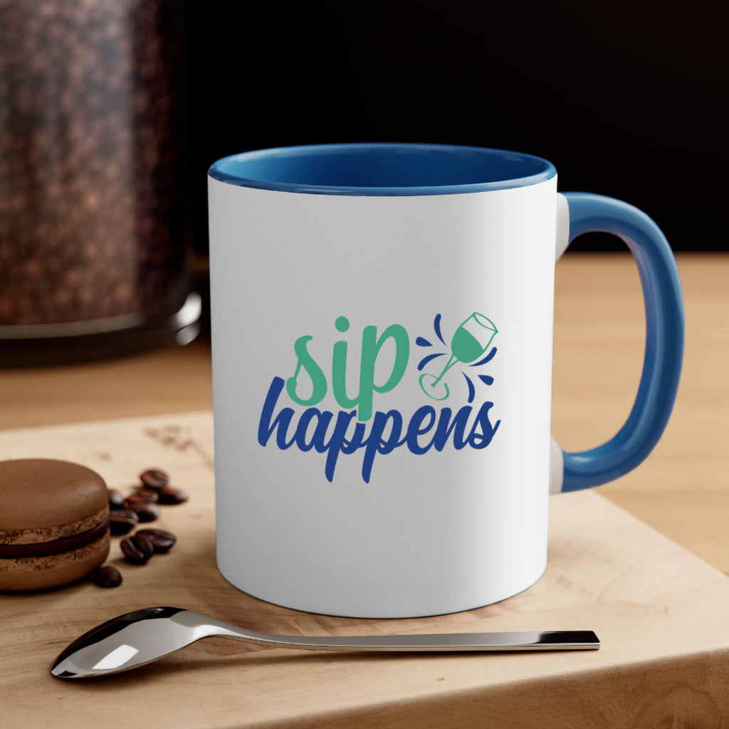 sip happens 165#- wine-Mug / Coffee Cup
