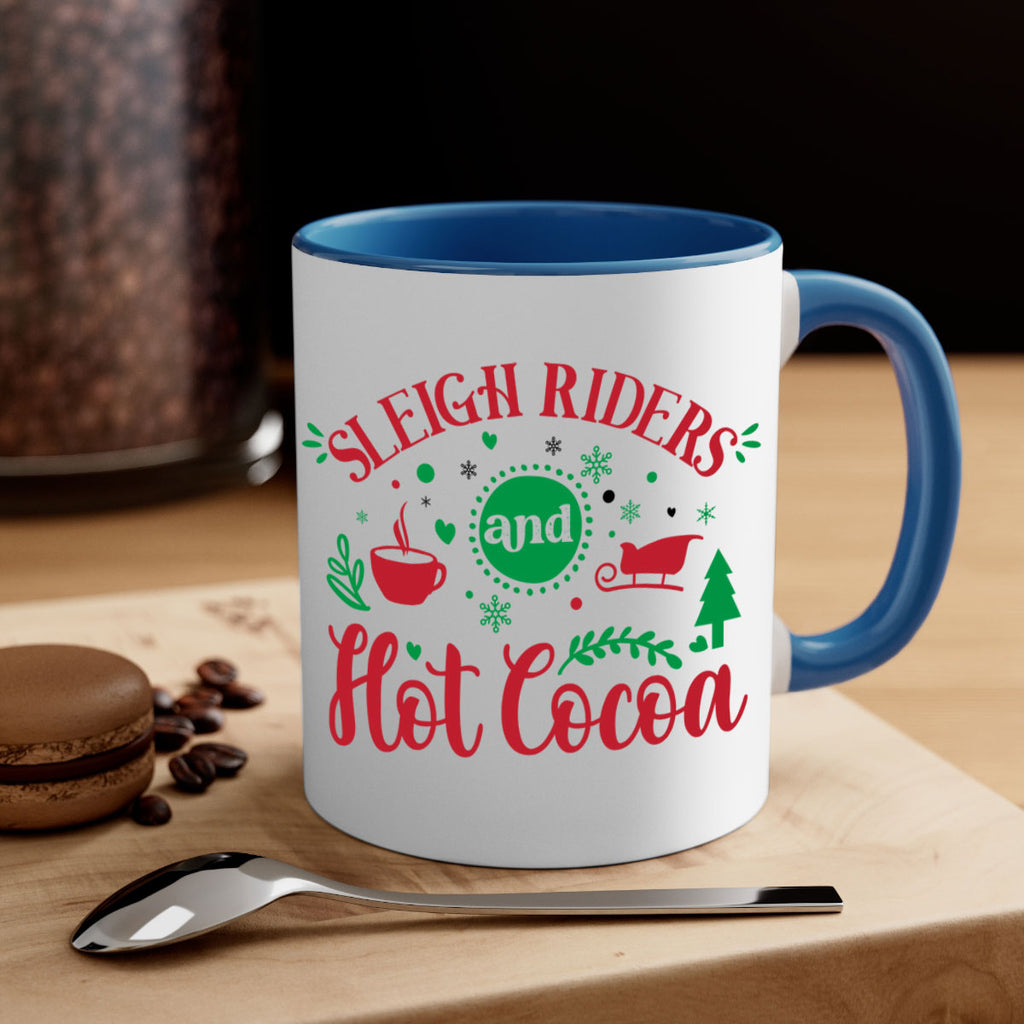 sleigh riders and hot cocoa style 1176#- christmas-Mug / Coffee Cup
