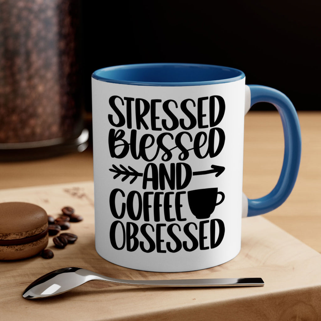 stressed blessed and 26#- coffee-Mug / Coffee Cup