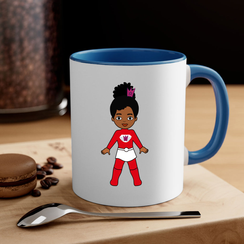 super kids girl 5#- Black women - Girls-Mug / Coffee Cup