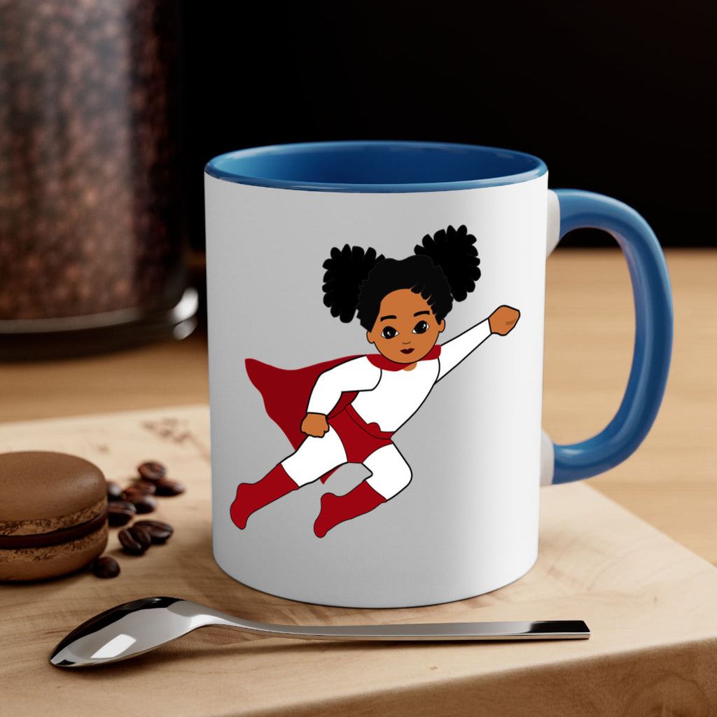 super kids girl 6#- Black women - Girls-Mug / Coffee Cup