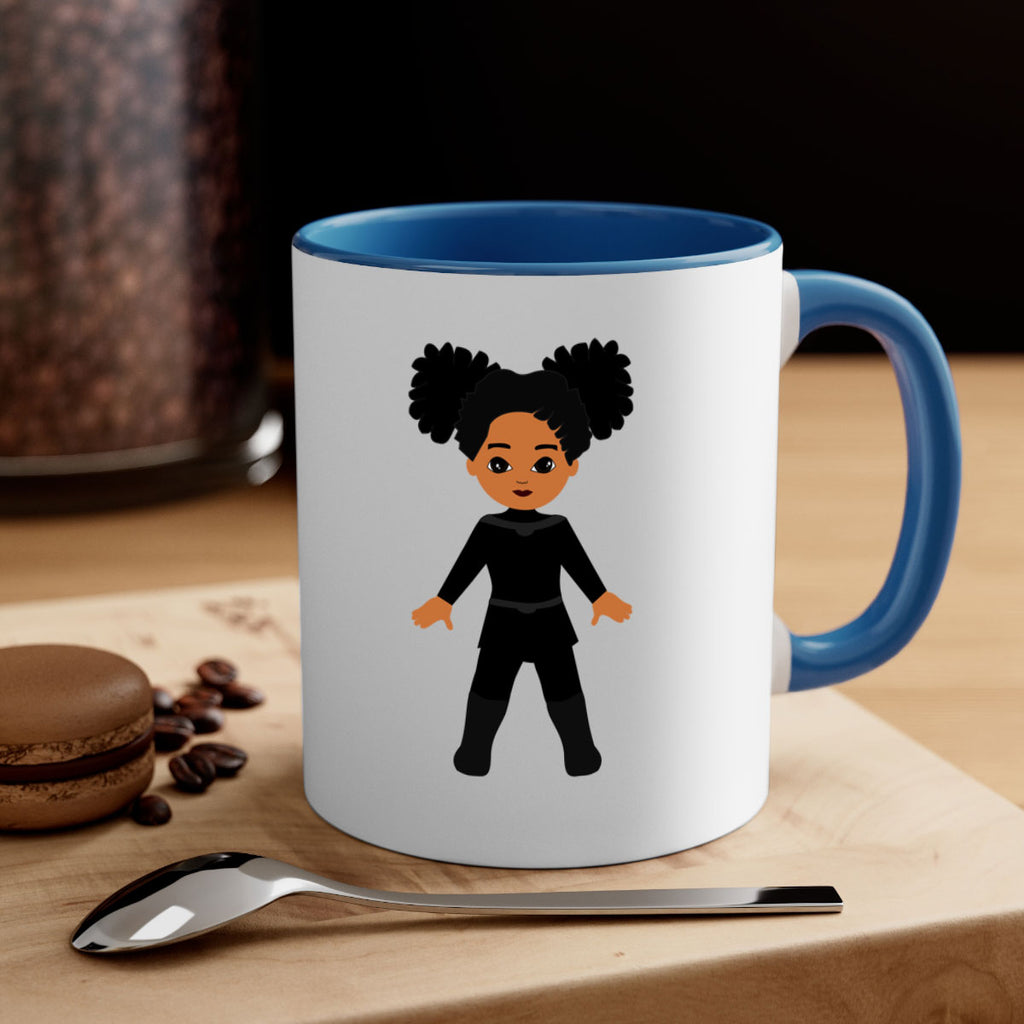 super kids girl 8#- Black women - Girls-Mug / Coffee Cup
