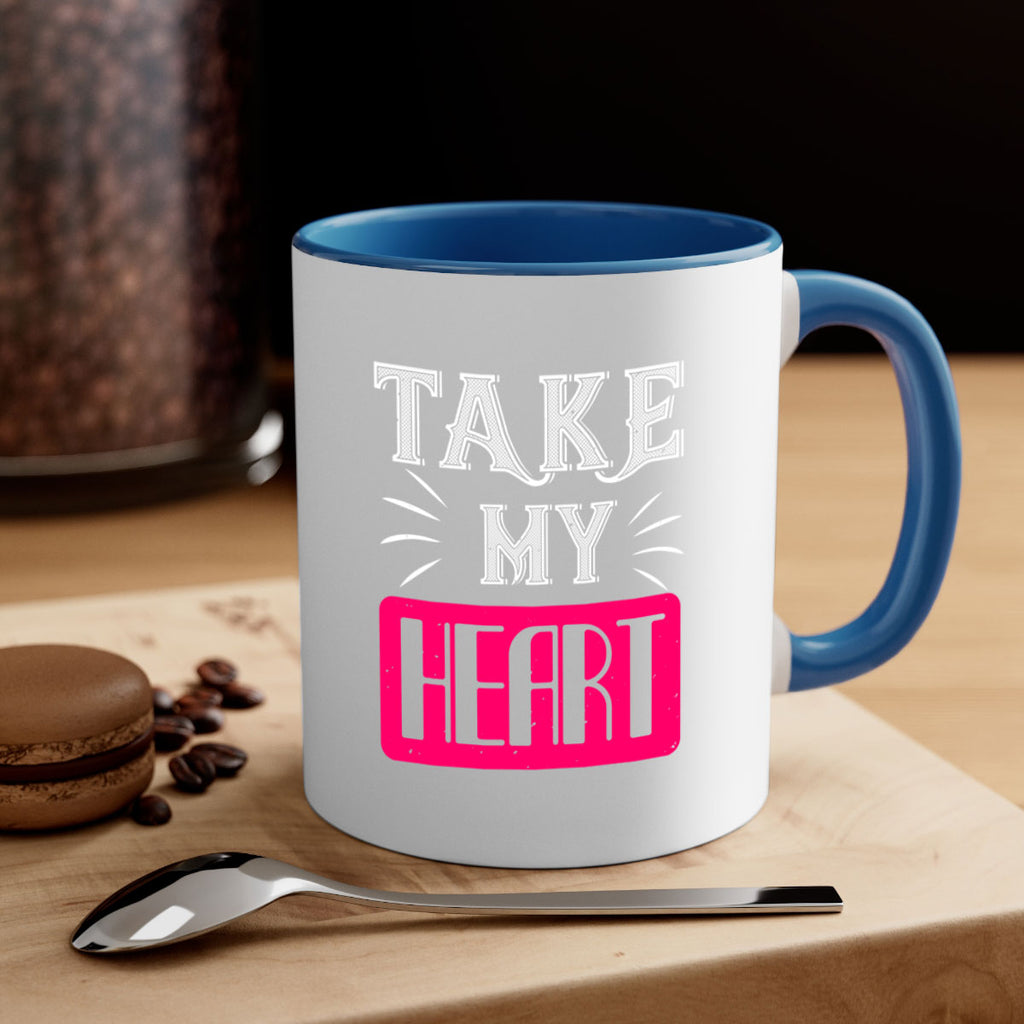 take my heart 8#- valentines day-Mug / Coffee Cup