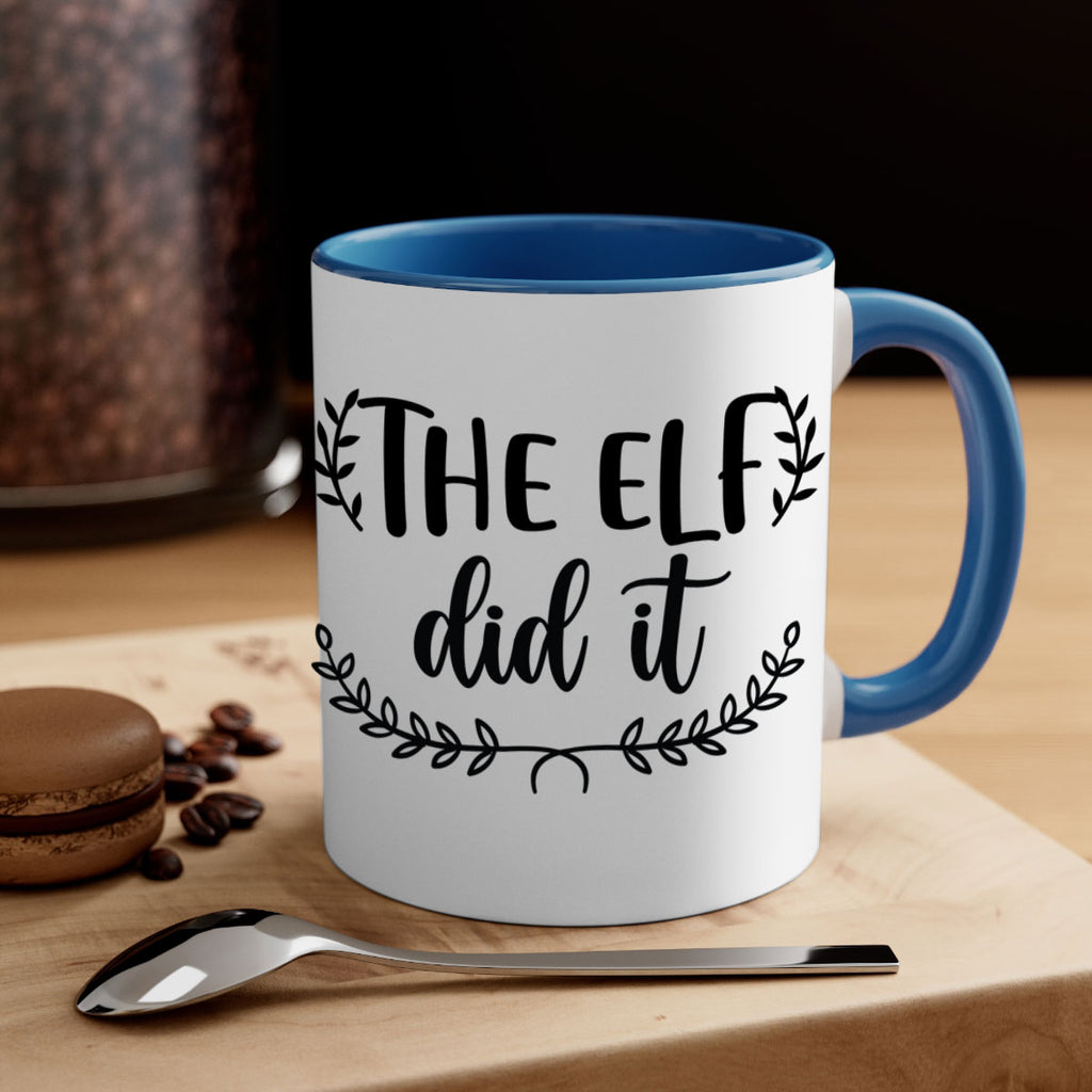 the elf did it style 1196#- christmas-Mug / Coffee Cup