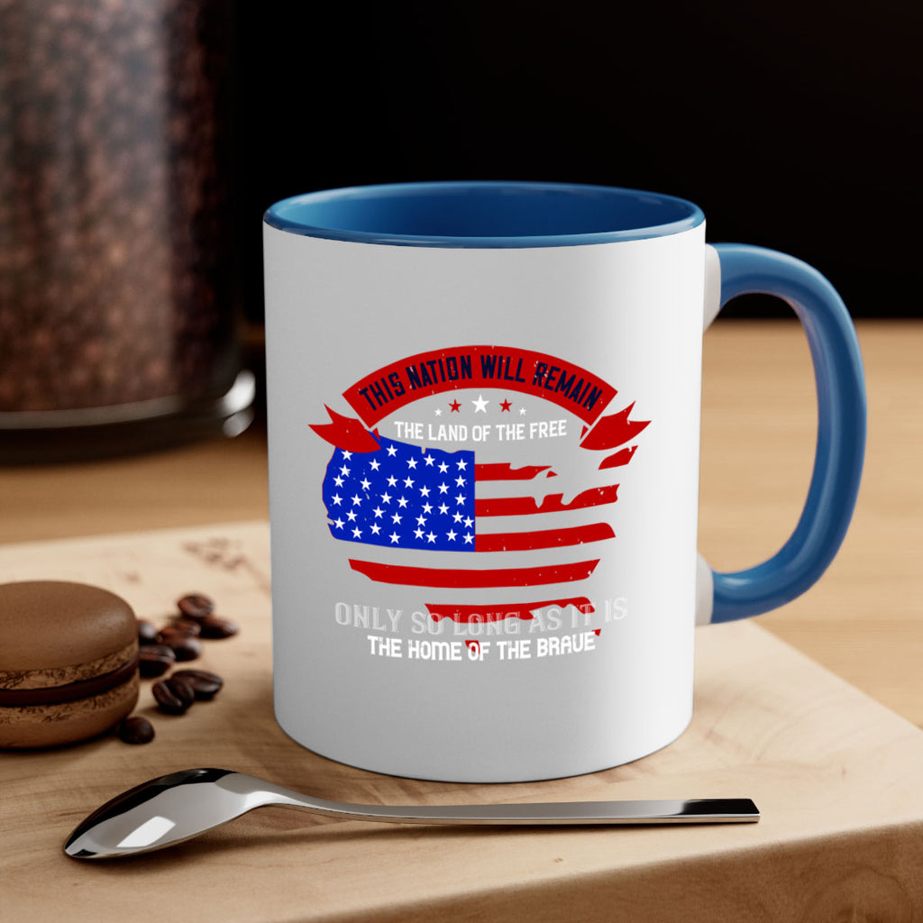 this nation will remain the land of the free only so long as it is the home of the brave 84#- veterns day-Mug / Coffee Cup