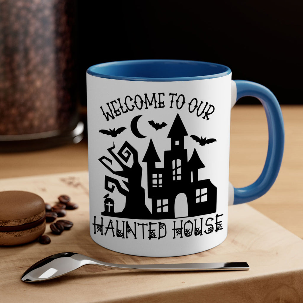 welcome to our haunted house 14#- halloween-Mug / Coffee Cup
